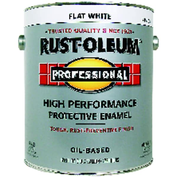 Rust-Oleum Rust-Oleum Professional High Performance Indoor and Outdoor Flat White Protective Paint 1 gal 215968 - main